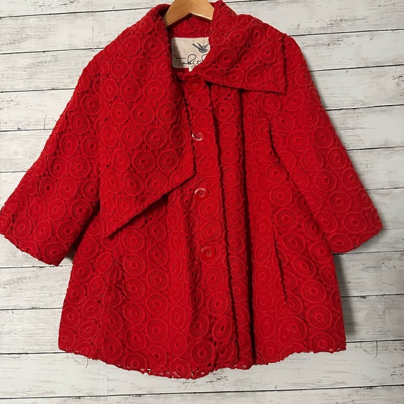 Tabitha Anthropologie Jacket Size 8 - Picture 6 of 6